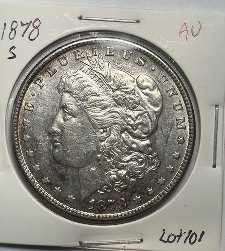1st Year - 1878-S Morgan Silver Dollar - Tough Coin - Us Lot 101