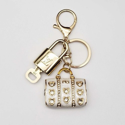 #ad Authentic Louis Vuitton Lock amp; Key w Unbranded Heart Details Bagcharm Keychain $110.00