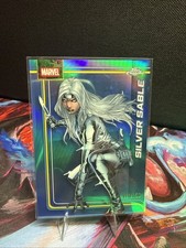 2026 Topps Chrome Marvel Silver Sable Blue Refractor /150 #158