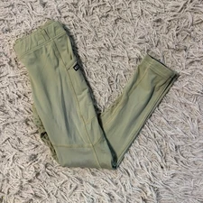 Girl’s Medium Tan Kerrits Full Seat Horseback Riding Tights Breeches