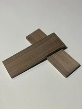 2 Piece Walnut Knife Handle Scales Lumber Blank Bookmatched 130x41x9mm #38