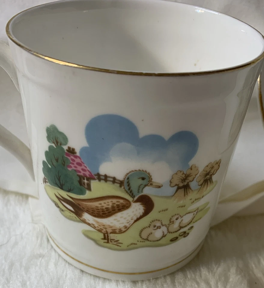 Casa Princesa Vintage Años 70 Niños Cuenco y Taza Encontrar China Foto 3 de 4