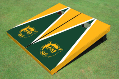 Baylor University Bear Head Hunter Green And Yellow Matching Triangle ...