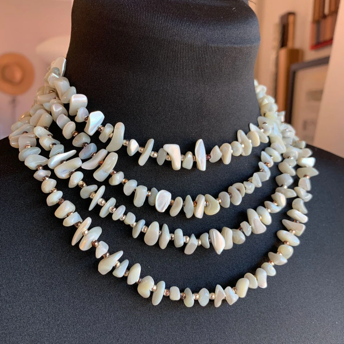 Chip cheap bead necklace