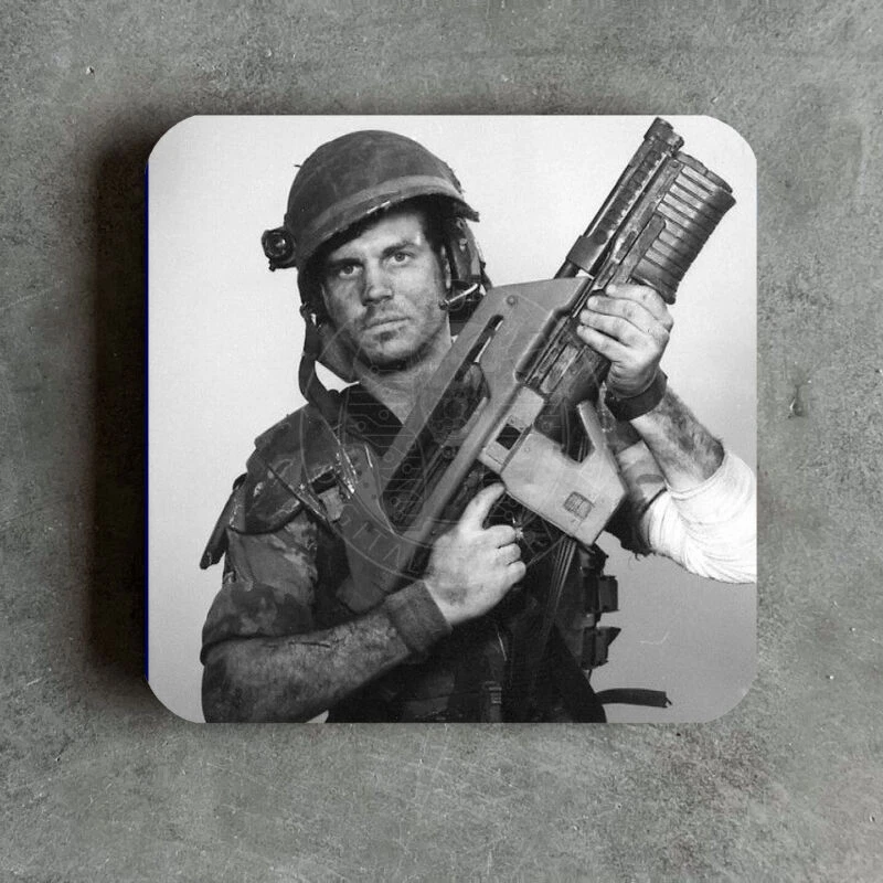 DIGITAL PHARAOH Aliens Colonial Marine USCM Husdon Drinks Coaster Nostromo Weyland Yutani LV426