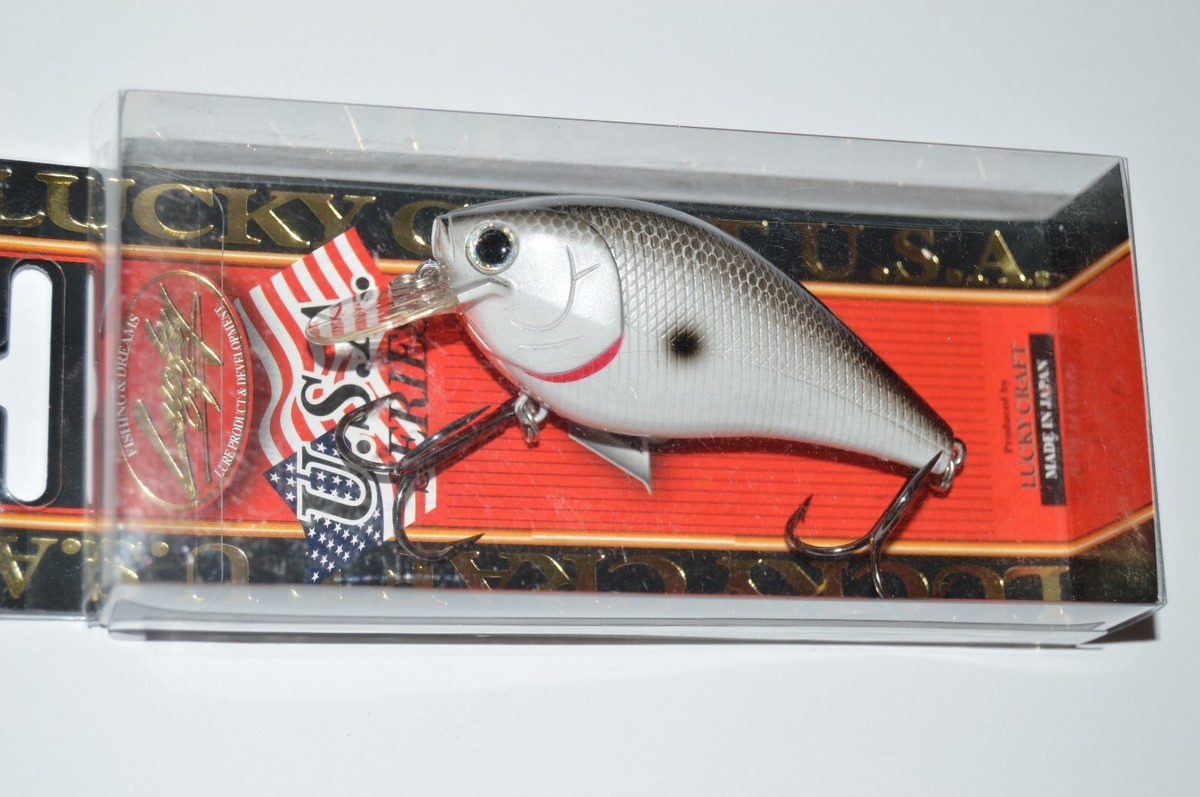2 Lucky Craft Fat CB BDS 4 – Leurres Crankbait Big Daddy Strike, Silver, Occasion