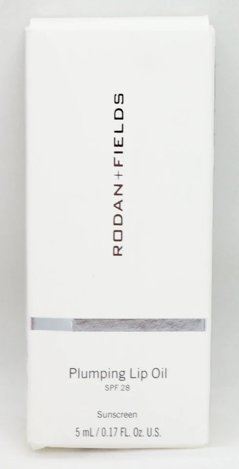 Rodan + Fields Plumping Lip Oil in Coral SPF 28 NIB 5 mL/ 0.17 fl oz Exp 1/26 - Image 2 of 4