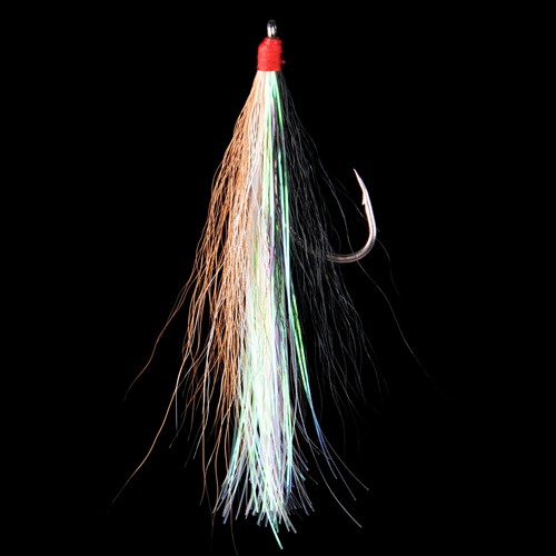 Dressed Bucktail Teaser Flies Fishing Hook Sea Bass Fluke Cod Plugs Rigs - Picture 12 of 21