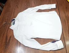 RJ Classics, Maddie Jr. 37.5 long sleeve show shirt, white, kids Medium $99.50
