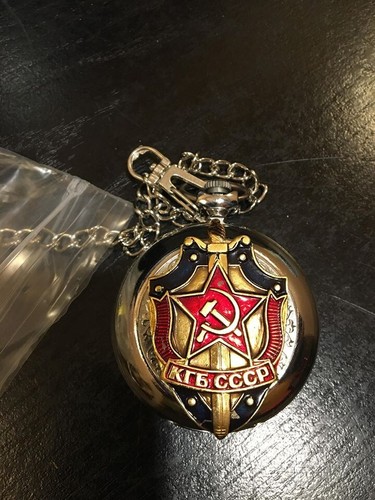 Vintage Molnija Soviet Pocket Watch USSR Collectable - Picture 10 of 10