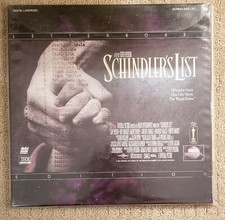 LaserDisc Schindler's List with Liam Neeson