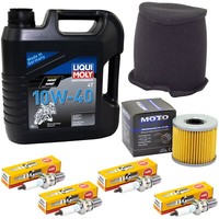 Wartung Set FüR Suzuki Gsx 750 Ef Es 1983-87 4L ÖL Luftfilter ÖLfilter ZüNdkerze