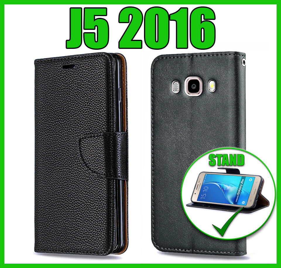 Custodia Samsung Galaxy J5 2016 Flip Cover Libro Chiusura Magnetica Portafoglio