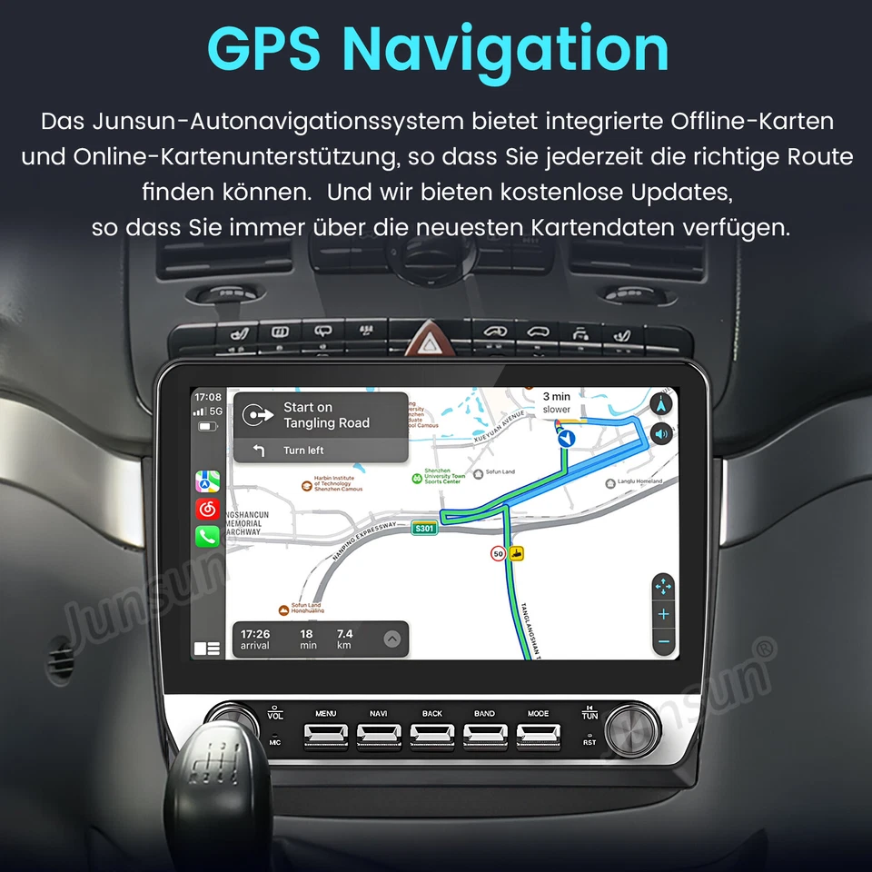 Für Benz Vito Viano W639 2003-2015 Carplay Android 13 Autoradio GPS Navi WIFI BT - Bild 4 von 4