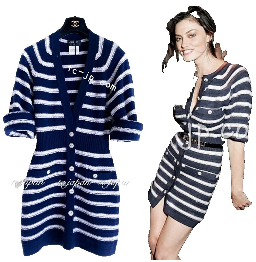 Полосатые женские свитера CHANEL кардиган