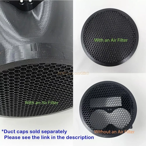 Antminer S19 S21 Shrouds 8/20cm Intake Exhaust for Standard Fans 3D Printed - Picture 6 of 6