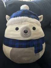 14” Squishmallows Brooke Polar Bear