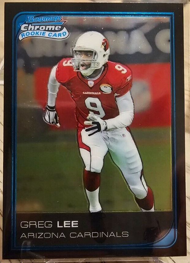 2006 Bowman Chrome Greg Lee RC #22 Arizona Cardinals