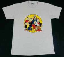 Vintage 90's Popeye and friends shirt tagged medium Brutus Olive Oyl swee' pea