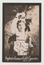 Ogdens Guinea Gold Base M Actors & Actresses List Mh MB83 - Miss Berg