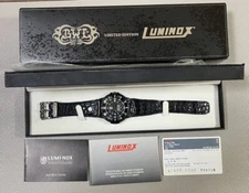 Bill Wall Leather x Luminox vol.1 3400BWL Wristwatch Black Analog Dial ED200