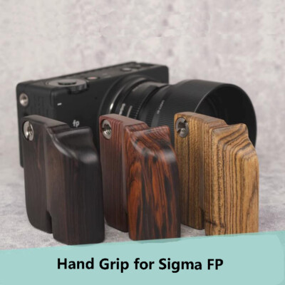 Holz Seitengriff Handgriff für Sigma fp & fp L Kamera, Ebony   neu handgemacht