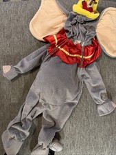 VTG Disney Store Plush Dumbo Elephant Costume 18 M Hooded Halloween Dress up