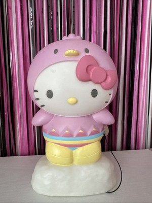 Hello Kitty as Chick Easter Lighted Blow Mold Décor