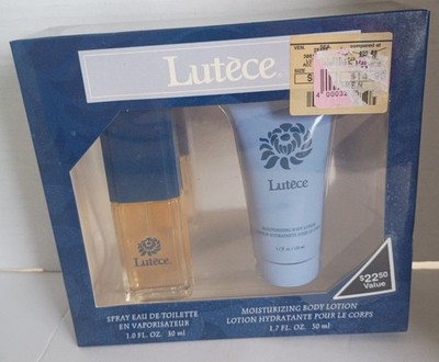 Vintage LUTECE Eau de Toilet EDT Spray 1.0 fl oz 30 ml & Body Lotion New In Box