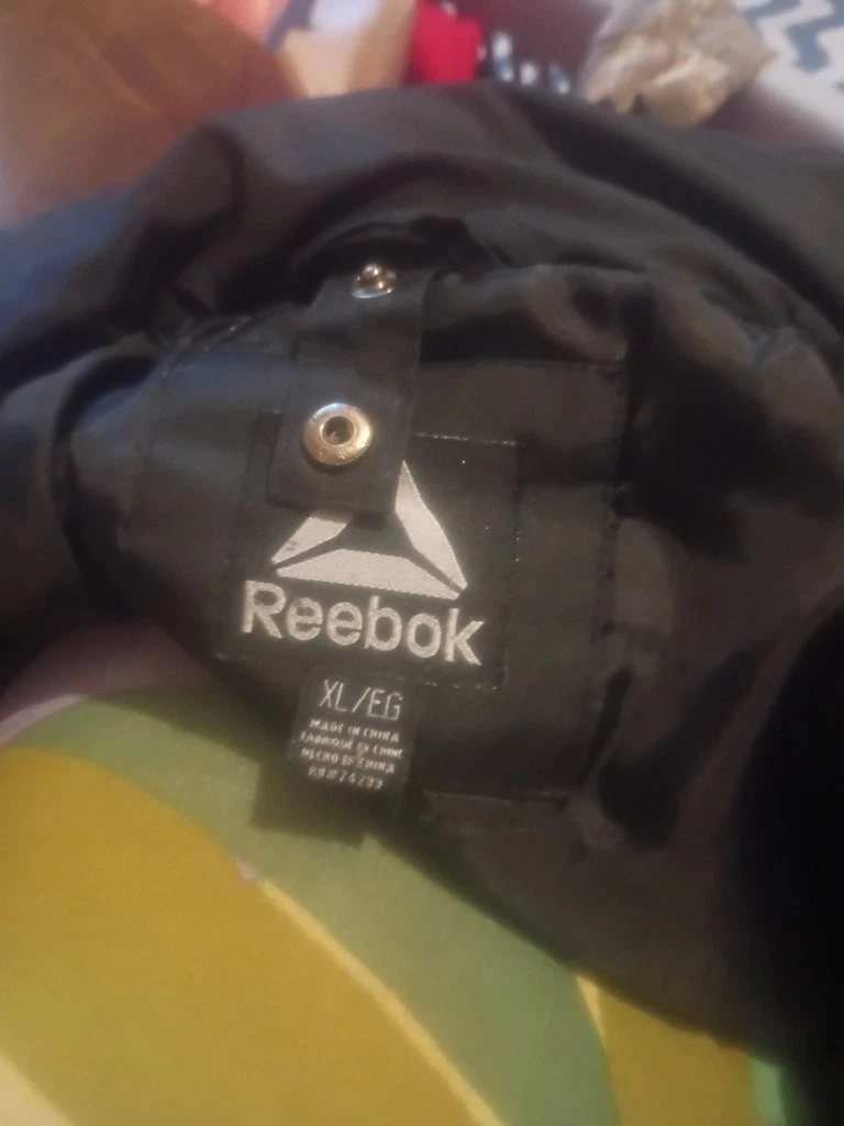 Reebok Black Puffer Jacket XL