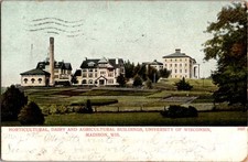 Pre-1907 UNIVERSITY OF WISCONSIN AGRI BUILDING Madison Wisconsin WI m/05 BC0252