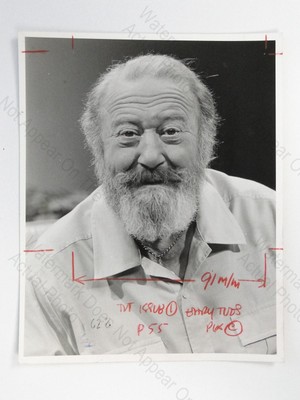 James Hayter Schauspieler Erzähler unter derselben Sonne TV-Zeiten 1981 Vintage Pressefoto