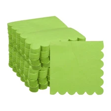 Cocktail Napkins, 200 Pack Grass Green 2-Ply 10" x 10" for Dinner Wedding Bar