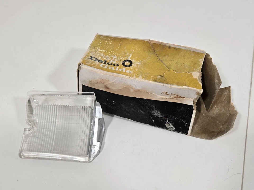 Delco Lens 5957825 1966 Chevy LH Backup Light Lens Chevelle Station Wagon Camino - Image 1 of 4