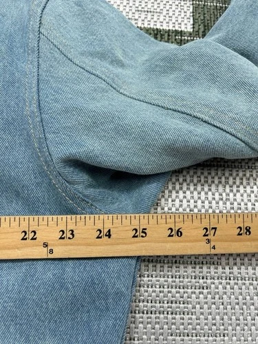 Levi's x McLaren Racing Jacket Mens Large Blue Cotton Denim Full Zip Bomber New image 10