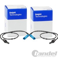 2X Delphi ABS-SENSOREN Hinten Passend FÜR Bmw X3 Links+Rechts | SS20591