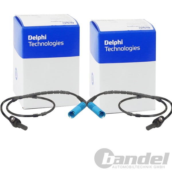 2X Delphi ABS-SENSOREN Hinten Passend FÜR Bmw X3 Links+Rechts | SS20591-image