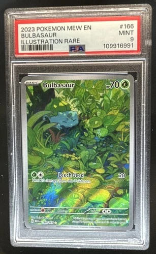 2023 Pokemon SV 151 Bulbasaur #166/165 PSA 9