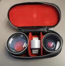 Vtg. Kaligar K-110 Wide Angle & Telephoto Lens Kit for Kodak Instamatic X-35/45