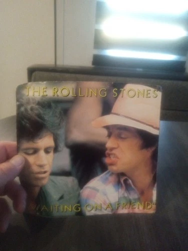 The Rolling Stones: Waiting on a Friend 7" Vinyl 45rpm Picture Sleeve VG+ 1981