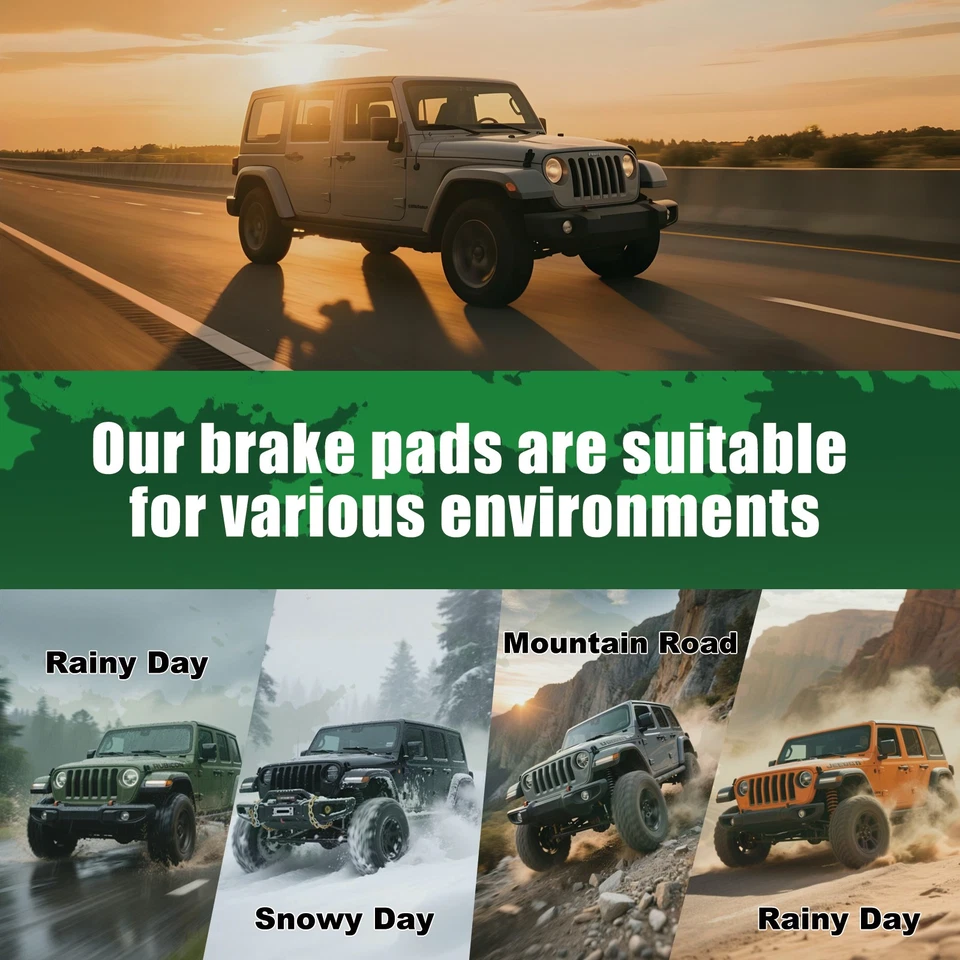 Front Ceramic Brake Kit for Chevrolet Astro / Avalanche 1500 / Express 1500 2500 - Image 3 of 4