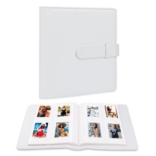 256 Pockets Mini Photo Album for Fujifilm Instax Mini, Kodak 2x3 Film, Ice White