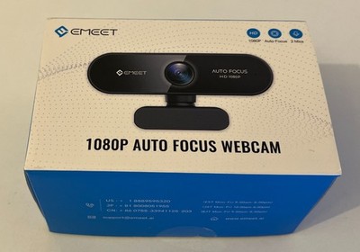 EMEET 1080P Webcam mit 2 Mikros - NOVA Full HD Webcam mit Autofokus