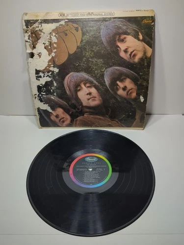 ✨VINTAGE✨ RARE The Beatles Rubber Soul Vinyl Record ST-2442 - 12" LP / ALBUM