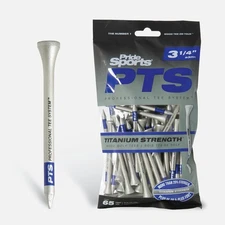 Pride Professional Tee System 3-1/4-Inch Titanium Strength Wood Golf Tees,... 