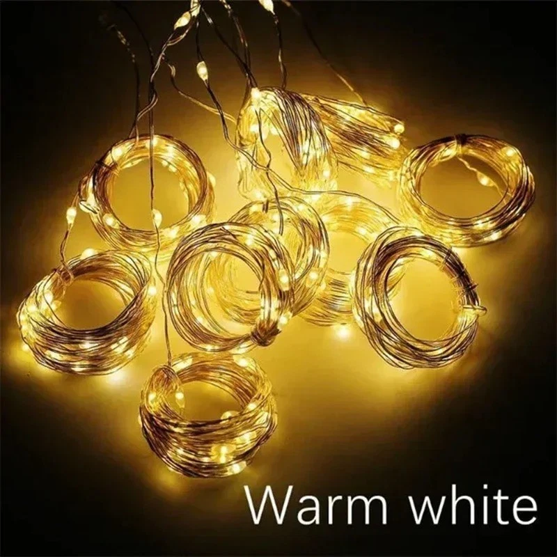 3M LED Curtain String Lights Fairy USB 8 Modes Garland for Christmas Wedding - Image 4 of 4