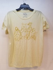 Disney Winnie the pooh and friends tshirt XL pale yellow