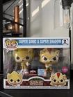 Funko Pop! Games: Sonic - Super Sonic & Super Shadow 2 Pk Flocked Exclusive