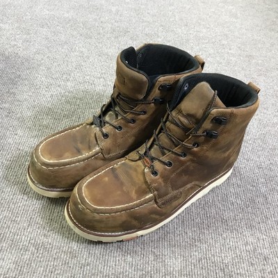 Brunt Marin Nano Toe Boots Mens Size 12 Brown Leather Work  display picture 2