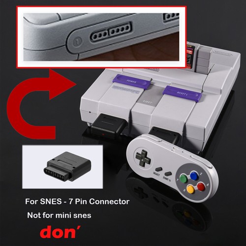 Wireless/Wired Gamepad for SNES Super Nintendo Entertainment System SFC NES - Picture 22 of 86